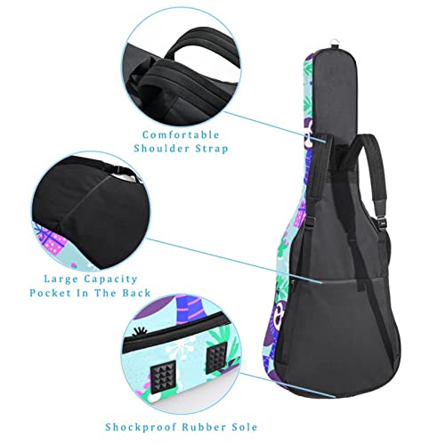 Hondank Housse de transport étanche pour guitare avec bandoulière réglable Motif chats assis Marron, Multicolore 02, 42… - Les Beatles, Paul McCartney, John Lennon, RIngo Starr, George Harrison Hondank Housse de transport étanche pour guitare avec bandoulière réglable Motif chats assis Marron, Multicolore 02, 42… – Image 4
