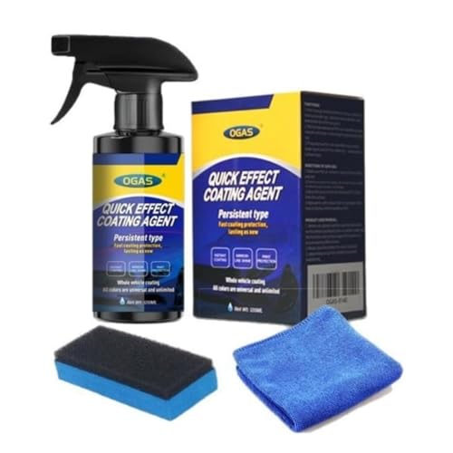Sopami 3 in 1 Quick Effect Schnellbeschichtungsspray 120ML - Multifunktionales Car Coating Spray mit Hochschutz für Auto - Glanz und Schutz - Autopflegeprodukt