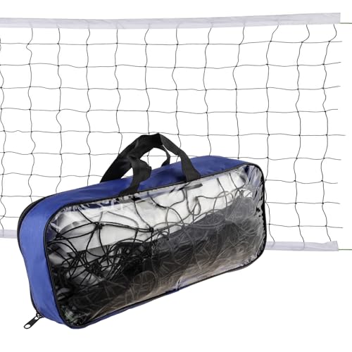 Filet de volley-ball portable et robuste pour jardin avec câble métallique