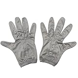 Amradield Conductive Gloves Faraday Cage Anti - R adiation R F Rays Signals Computer Cell Phone Gloves Touchscreen-Friendly Comfortable Anti-Odor Anti-Static Material