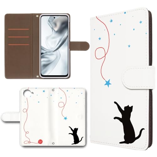 nubiaS2e A507ZT / nubiaS2R Z6305R / nubiaS2 Lite Z6305J �P�[�X �蒠�^ �X�}�z�P�[�X ���U�[�� �J�o�[ �J���������� �l�R �V���G�b�g ���킢�� �L�� [�f�U�C��E/�z���C�g] �k�r�AS2E �g�����h