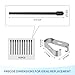Replacement Pen Tips for Remarkable 2 Marker Plus & Marker, 10 Pack Digital Writing Nibs with Removal Clip, Paper-Feel Writing, Easy to Replace