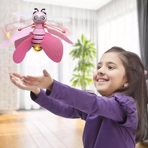 Jouet Abeille Volante à Lévitation - Drone à Capteur Gestuel, Rechargeable, Avec Lumières LED Jouet Abeille Volante à Lévitation - Drone à Capteur Gestuel, Rechargeable, Avec Lumières LED