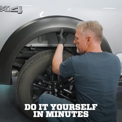 Image of Husky Liners Fender Flares Extend-A-Fender Style | Fits 2019-2026 Ram 2500 & 3500 | Front & Rear, 4-pc Black - 2805931