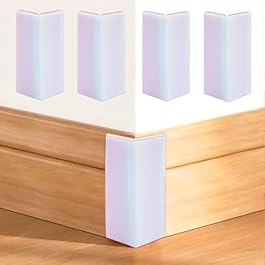 White Baseboard Corners...