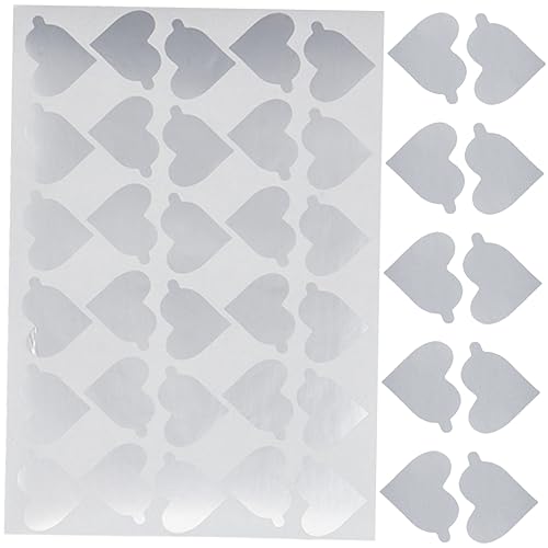 TOVINANNA Supporto Adesivo a Forma di Cuore per Estensioni di Peli Superiori, Monouso Ritardo di Asciugatura e Resistenza alla Rottura per Saloni di Bellezza Professionali