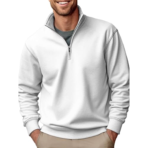Pull à fermeture éclair 1/4 homme parfait pour le bureau et les sorties