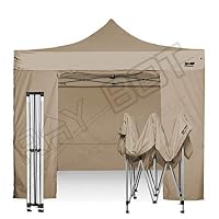 RAY BOT. Gazebo 3m x 3m in acciaio piede da 40mm rinforzato. Impermeabile con tessuti da 350g metro. Resistente al vento. Gazebo Pieghevole richiudibile (Teli 1 Porta, 3 Ciechi, Rosso