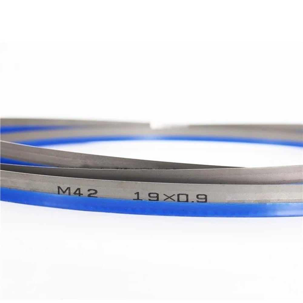 Brzeszczot do piły taśmowej, Brzeszczoty do pił taśmowych do metalu 4-10TPI, 93 X 3/4 cala M42 Bimetalowe brzeszczoty do pił taśmowych, brzeszczoty do pił taśmowych HSS do cięcia aluminium miedź mosią