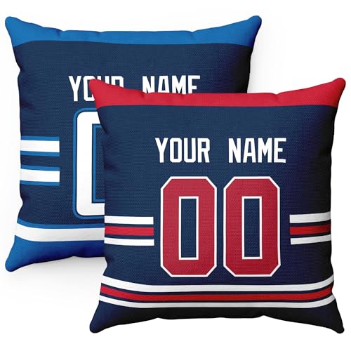 Image of ANTKING Winnipeg Throw Pillow Personalized Custom Any Name and Number for Men Women Boy Gifts