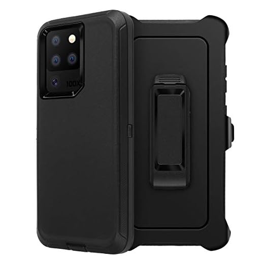 AICase for Galaxy S20 Ultra Belt-Clip Holster Case, Drop Protection Full Body Rugged Heavy Duty Case, Shockproof/Drop/Dust Proof 4-Layer Protective Durable Cover for Samsung Galaxy S20 Ultra 5G