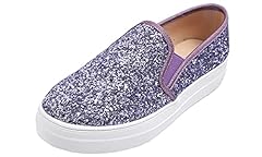 Platform Lavender Glitter
