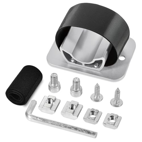 kingsea Bicycle Rear Wheel Holder, Rear Wheel Rack Mount, Road Bike Tire Bracket Holder Carrier Fits Mountain Bikes, Road Bicycles & EBikes, for Truck/ Trailer/ Bikes, Silver