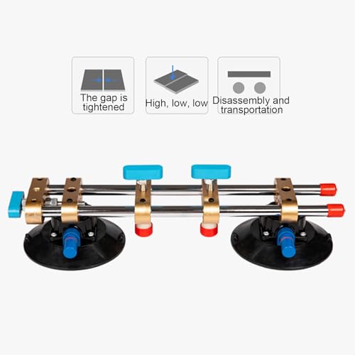 ZALIX Zuignap voor aanrecht Rock Plate Glas Achtergrond Muur Installatie, Gezamenlijk leggen Tegel Gereedschap, Luchtpomp Splicing Leveling Spanner, A - Image 3