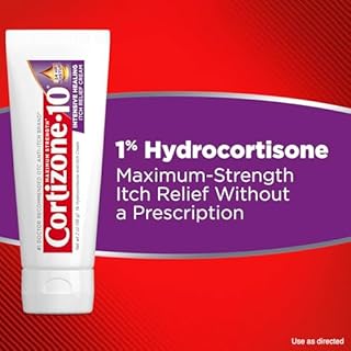 Cortizone-10 Maximum Strength Intensive Healing Itch Relief Cream, 1% Hydrocortisone, Fast-Acting, Anti-Itch Cream for Bug Bites, Rash, Eczema, Psoriasis, Poison Ivy, Oak, Sumac & More, 2 oz