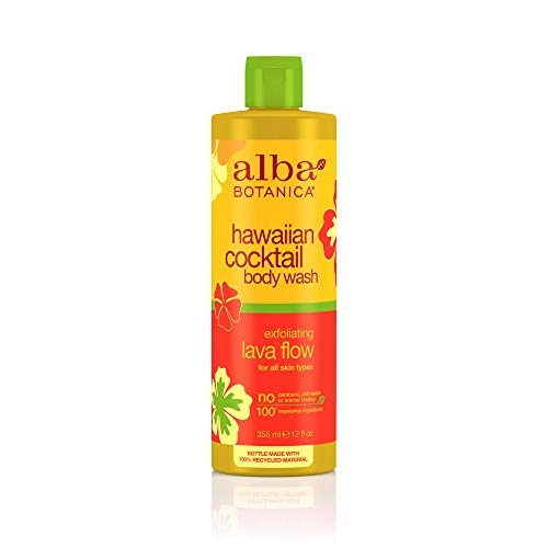 Alba Botanica Hawaiian, Lava Flow Cocktail Body Wash, 12 Ounce