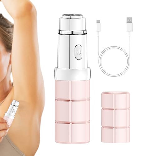 Afeitadora inalámbrica en forma de lápiz labial para viaje y hogar
