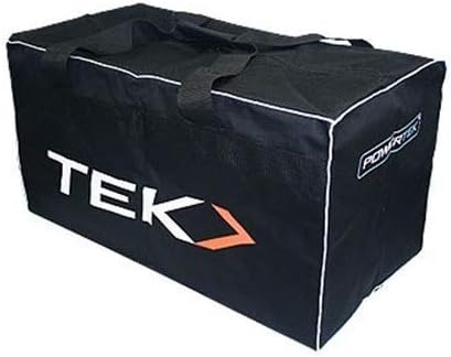 PowerTek V1.0 Tykes Youth Player Hockey Equipment Bag, Black, 26" x 14" x 14"