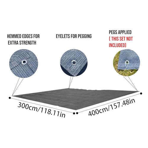 Tapis de sol de tente anti déchirure bâche imperméable camping
