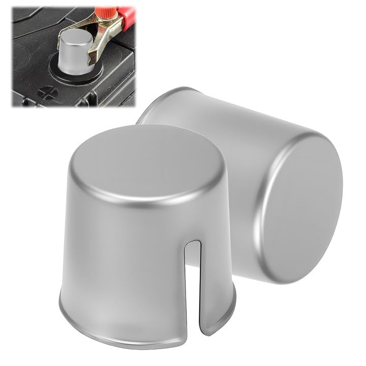SMCEHEYA 2 cuñas de reparación de postes de batería de coche, postes desgastados, terminales sueltos, cuñas de poste de batería para batería positiva o negativa, resistente al óxido y al desgaste