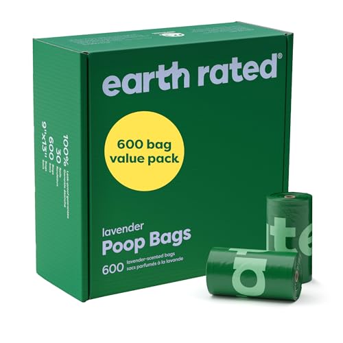 Earth Rated Dog Poop Bags Value Pack, Leak-Proof and Extra-Thick ...