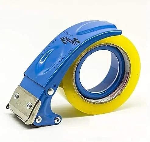 Handy Tape Dispenser for Packing Packages | Heavy Duty Gun Fits up to 2 Inches / 48mm Tapes Ergonomic Grip Packaging Tool Home, Office, Warehouse & Industrial Use