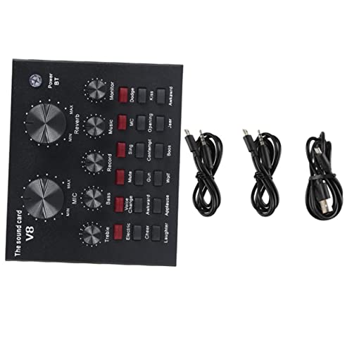 Diffusion en direct IMIKEYA carte son USB pour corriger et enrichir votre voix