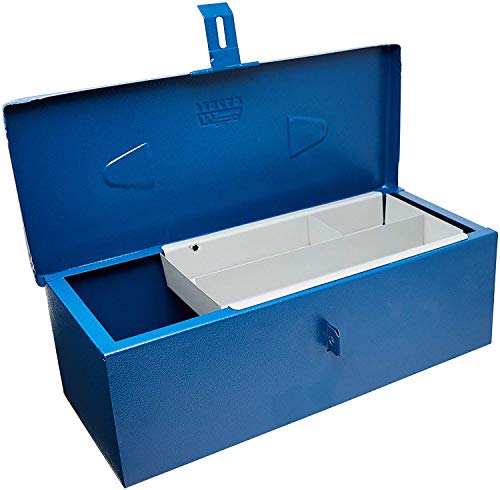 Caixa de ferramentas tipo baú reto 36 cm, Eda, 4DZ, Preto