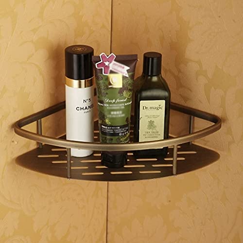 Panier de douche en laiton d'angle au design éventail chic - 2