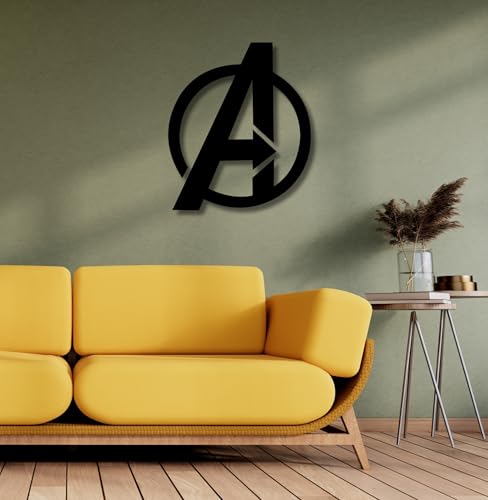 Image of TWIGGY Superhero MDF Wall Decor Art for Home, Office, or Gaming Room, Gift, Anime (pack of 1 | The Avengers)