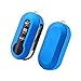 LFOTPP Fiat 500 500L Funda llave, Silicona TPU llavero, Protectora Shell Clave Coche Accesorios (Azul)