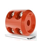 BFXM Winch Stopper for Cable, Rubber Winch Cable Stopper with Allen Wrench to Protect Winch Rope from Wear and Tear, Winch Accessories for ATV, UTV, Truck (Orange)