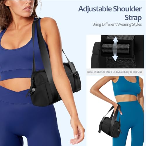 Cysiyu Mini Gym Bag For Women Girls Small Gym Tote Bag With Wet Compartment Waterproof Travel Duffle Bag Cute Workout Sport Bag thumb #1