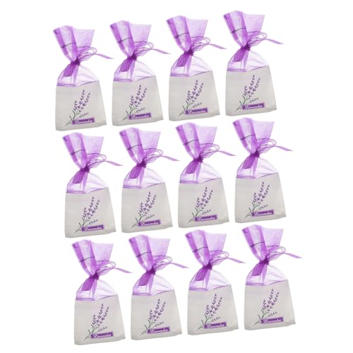 Mipcase Bolsa Tipo Bolsita De Saquitos De Lavanda y Bolsitas Aromáticas Perfumadas para Uso Armarios Estilo Morado Intenso