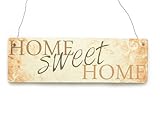 nostalgie schilder kaffee  Interluxe Farbiges Vintage Shabby Schild Dekoschild Home Sweet Home BRAUN Holzschild Nostalgieschild