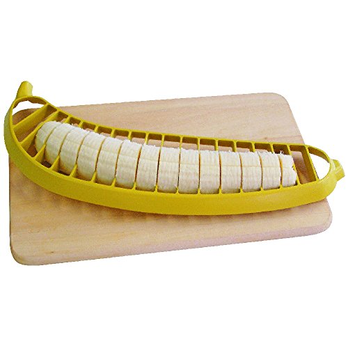 Fatiador de Banana com Parte Operante de Plástico Fackelmann Amarelo