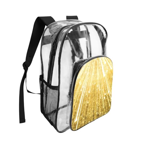 Sac à livres transparent résistant et étanche aux imprimés dorés - 2