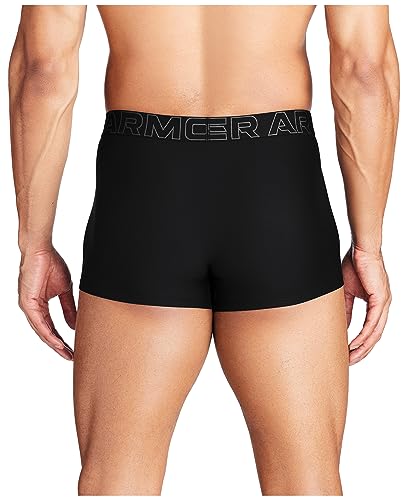 Under Armour Men's Performance Tech Brief Underwear, 3" Inseam, 1-Pack, Black Solid, 5X-Large - image 2