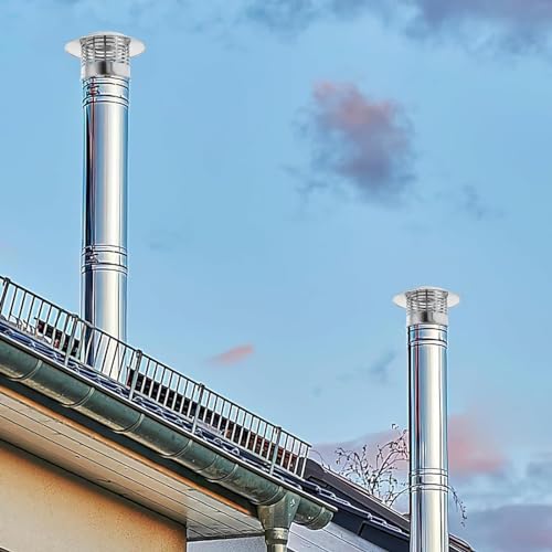 Chapeau de cheminée inox et capuchon de ventilation pour toit - 4