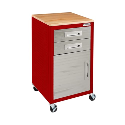 Seville Classics UltraHD Rolling Cabinet Workbench