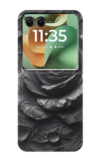 Étui en cuir Motorola Razr 70+ finition artistique haut de gamme