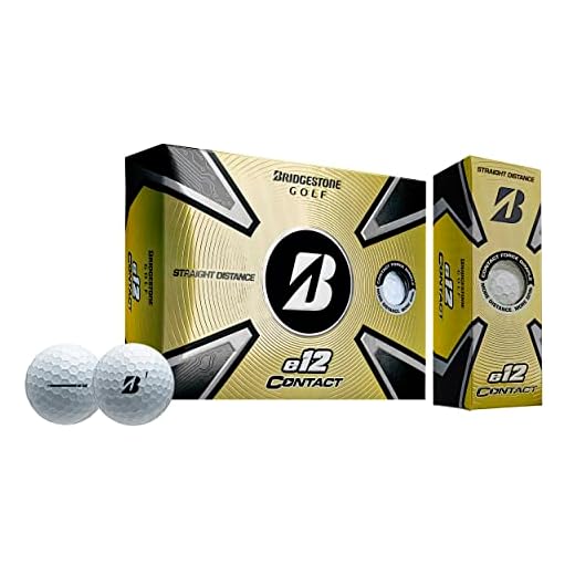 2023 Bridgestone Golf e12 Contact Golf Balls White (New Style)