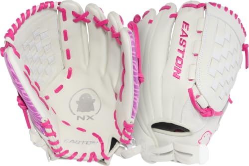 Easton Ghost NX Fastpitch Glove | 12.5" | RHT | White/Berry