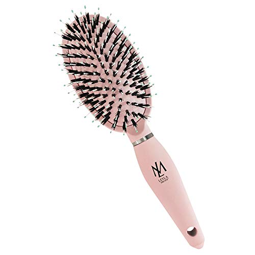 Leyla Milani Pink Hair Detangler Brush - Miracle Brush Human Hair Brushes