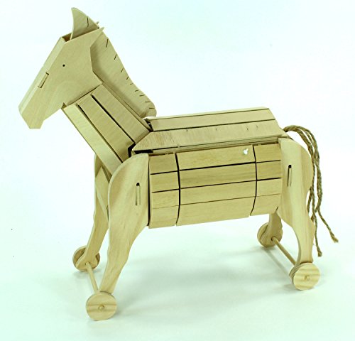 Pathfinders Premium Trojan Horse Wooden STEM Kit - Thumbnail 2