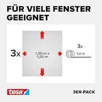 tesa INSECT STOP Klett Fliegengitter - 3x 130 cm x 150 cm - Weiß – Ansicht 4