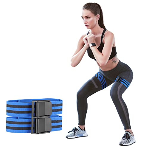 Blood Flow Restriction Bands for Women Glutes & Hip Building, Occlusion Training Bands BFR Bundle Booty Bands, Best Fabric Resistance Bands for Exercising Your Butt, Squat, Thigh, Fitness (Blue) Blood Flow Restriction Bands for Women Glutes & Hip Building, Occlusion Training Bands BFR Bundle Booty Bands, Best Fabric Resistance Bands for Exercising Your Butt, Squat, Thigh, Fitness (Blue)