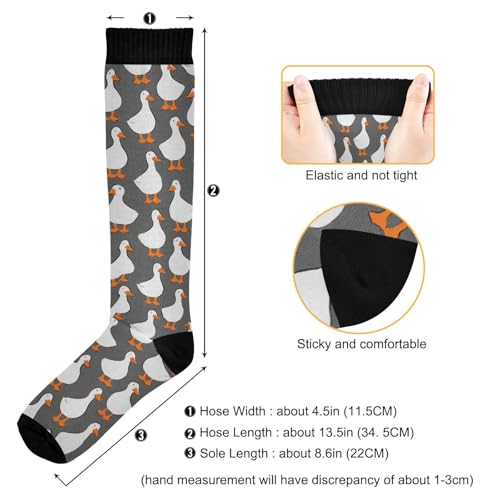 Image of Wusikd Heartbeat Symbol Compression Socks for Women and Men Circulation Black Long Socks for Athletic Running 1