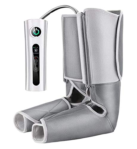 Luftkompressions-Beinmassagegerät für Fuß- und Wadenzirkulationsmassage mit Handheld-Controller 2 Modi 3 Intensitäten