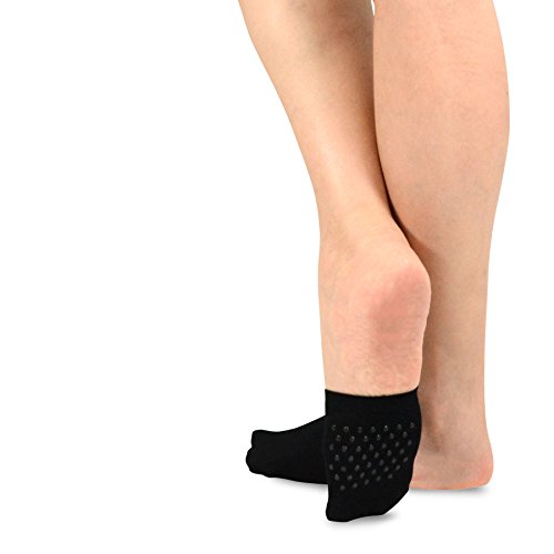 Image of Fashion Liner Toe Topper Socks for Women Invisible Hidden Half Socks Good for Sandal or Dress Shoes 5-Pairs